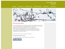 Tablet Screenshot of kulturstiftung-ruegen.de